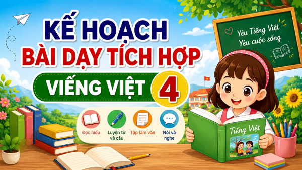 Kế hoạch bài dạy tích hợp Tiếng Việt 4 đạt chuẩn phát triển năng lực